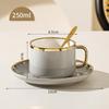 Tingle European Gold-Trimmed Ceramic Coffee Set