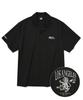 VISION STREETWEAR Vsw Camicia a Righe con Collo Aperto Nera