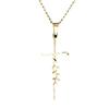 Cross Gold Letter Inspirational Cross Alloy Popular Fashion Pendant Necklace