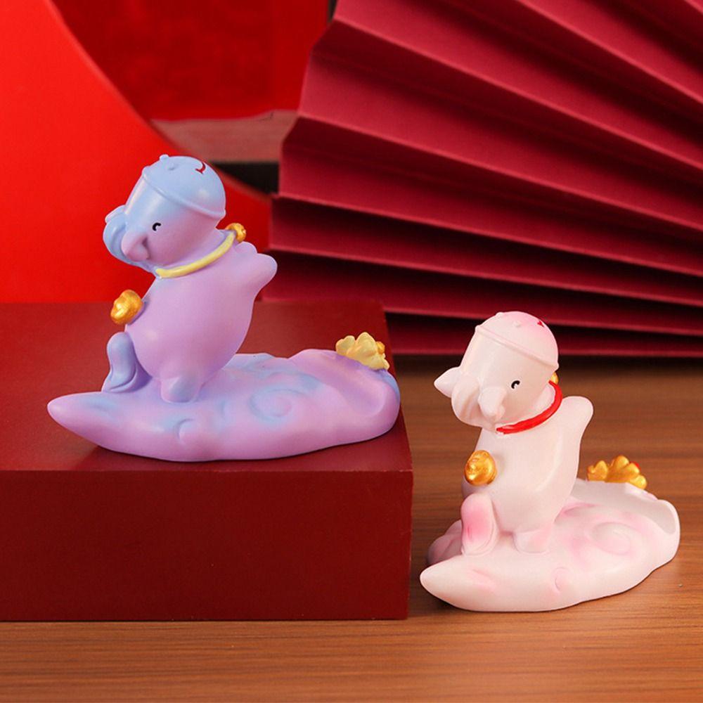 Creative Zodiac Horse Phone Holder Horse Shaped Year of The Horse Horse Mobile Phone Stand Slot Design Resin Craft
