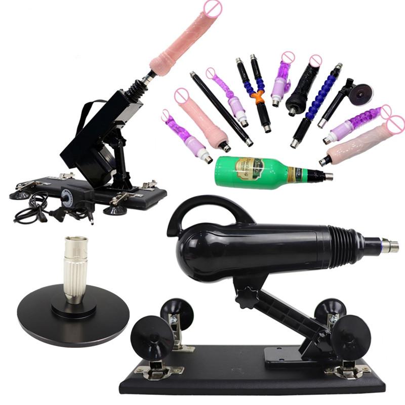 Automatische Telescopische Sexmachine, Sterke Kracht, Handzame Vibrator Massage Gun, Dildo en Erotische Accessoires voor Volwassenen