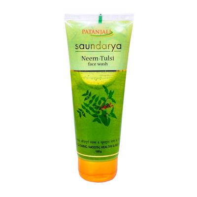 Soundarya: Cleansing Gel with Neem and Tulsi (100 G), Saundarya Neem-Tulsi Face Wash,