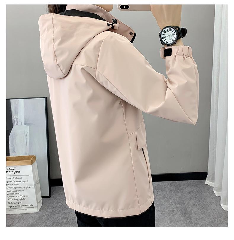 Women's Outdoor Hooded Waterproof Windbreaker Jacket