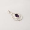 Afrikanischer Amethyst Edelstein 925 Sterling Silber Statement Hübscher Anhänger 1,40" Für Frauen PP-19-2