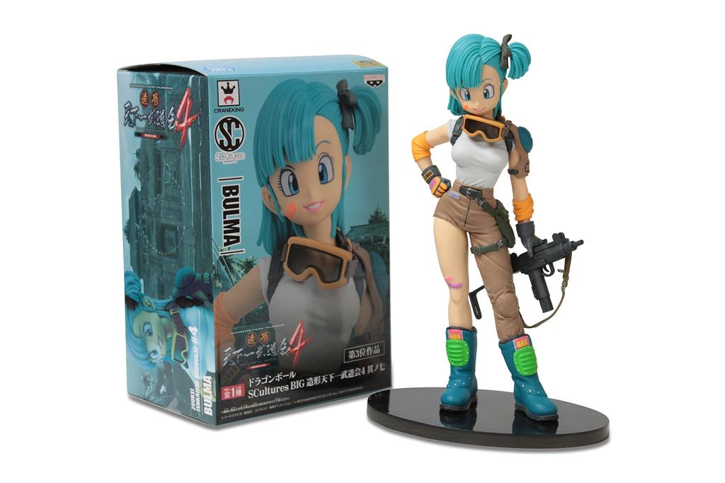 Dragon Ball SCultures BIG Zokei Tenkaichi Budokai 4 Part 7 Bulma Figure
