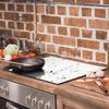 Glass Protective Stovetop Plate 60x52 Drops