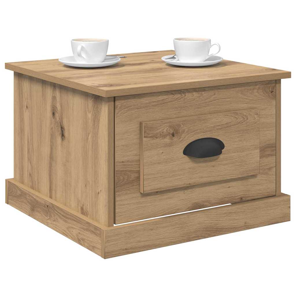 Artisan Oak Coffee Table 50 x 50 x 35 cm Particleboard