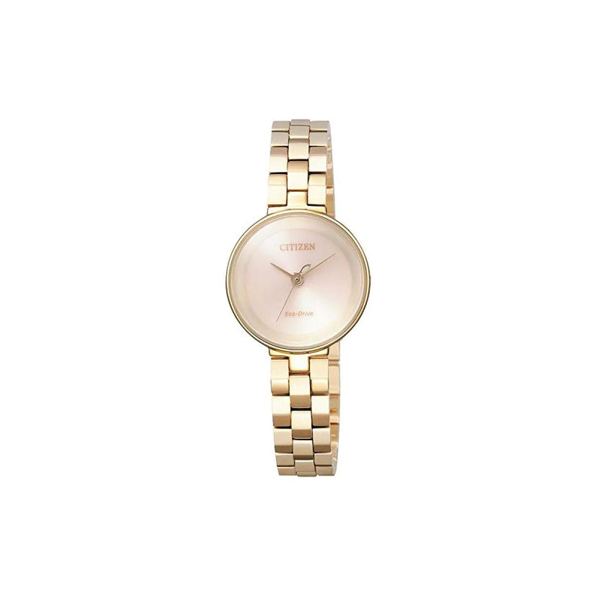 

CITIZEN Women s Ecology Drive Collection Watch EW5503-59W Gold Strap