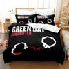 New Duvet Cover Pillowcase Bedding Set Rock Band G-Greendays Adult Boy Girl Bedroom Decoration Children Single Double Large Size