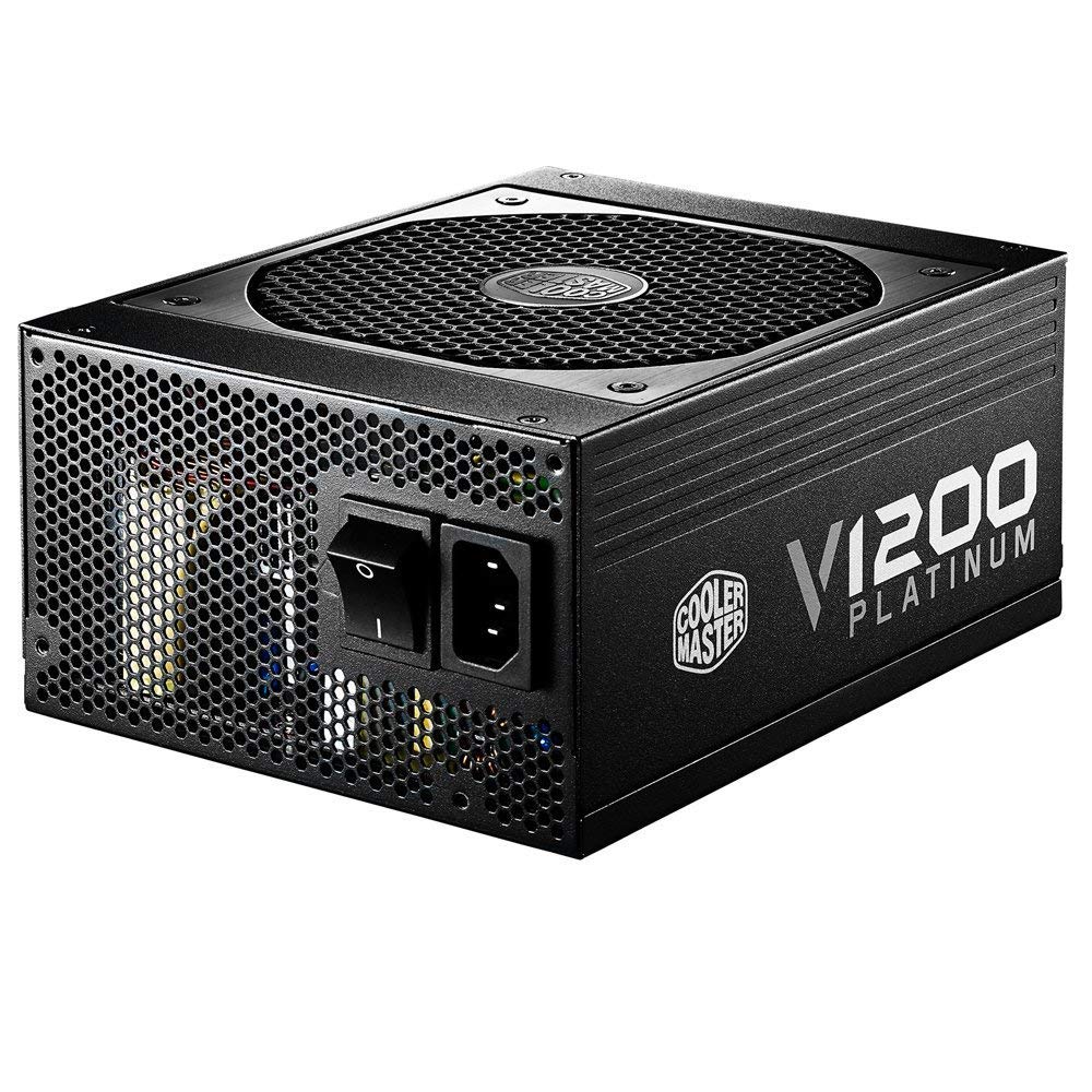 CoolerMaster V1200 Platinum 1200W PC Power Supply Unit 80PLUS PLATINUM 7 Year Warranty PS443 RSC00-AFBAG1-JP