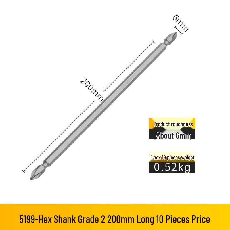Phillips S2 Alloy Steel Magnetic High Hardness Screwdriver Bit for Electric Hand Drill and Air Wrench