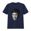 Vintage Black White Funny Classic Comedy Actor Portrait Print Casual T Shirt Vintage Washed Graphic Stretched Streetwear