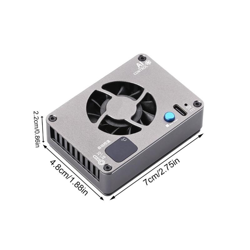 Professional Camera Radiator Cooling Fan for A7M4 ZVE1 A6700 A7C2 ZV-E10 ZV1 A7C R5 70D Camera Temperature Control