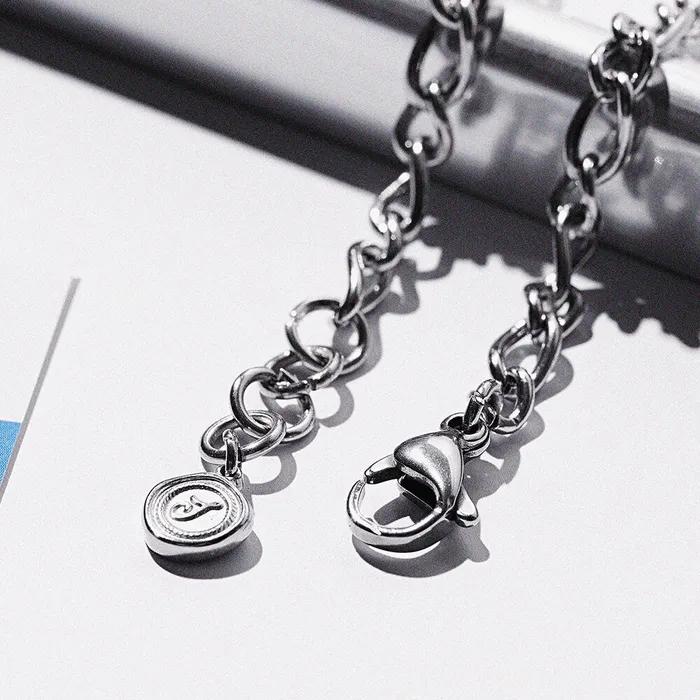 1by1 Clock Soft Chain Bracelet (C2503AC1287_SV)