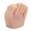 Tattoo Practice Fake Foot Model Medium Skin Color Nail Art Training Display Silicone Half Foot Model Right