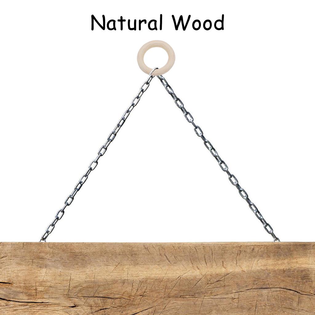 40 szt. Niedokończone drewniane pierścienie do rękodzieła, pierścienie, zawieszki i łączniki, 8 rozmiarów 15-50 mm, drewniane pierścienie, kółka do wyrobu biżuterii