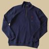 Ralph Lauren Style Half Zip High Neck Knit Sweatshirt, 7 Colors Available, Unisex Long Sleeve Casual Athletic Top