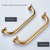 Goldfarbene Badezimmer-Badewanne Toilette Handlauf 30/40/50 cm Messing Gold Finish Haltegriff Duschsicherheits-Stützgriff Handtuchhalter