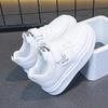 2025 spring and autumn new children's board shoes girls soft-soled sports shoes boys non-slip running shoes white shoes casual shoes