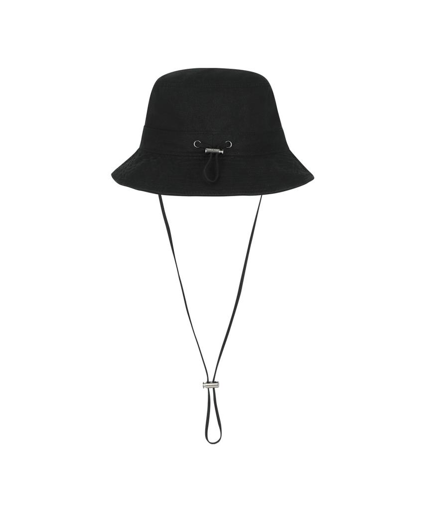 Ausdoeoboiseu Ov Logo Cotton Bucket Hat (Black)