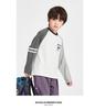 Boys' American-Style Long-Sleeve Cotton T-Shirts with Stripes, Contrast Sleeves - Ideal for Spring and Autumn.