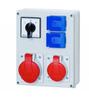 Construction Distribution Board Florencja 1X5P 16A 1X5P 32A 2X2P+Z Switch L-P Italine Ita00121 Elit50531