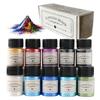 Flawless Resin Pigment 10-Color Set: Mica Powder for Epoxy Resin, Various Pearl Pigments for DIY Projects, Coloring Agents… (15ml X 10 Colors Variety