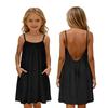 Children's Casual Sleeveless Backless Dress