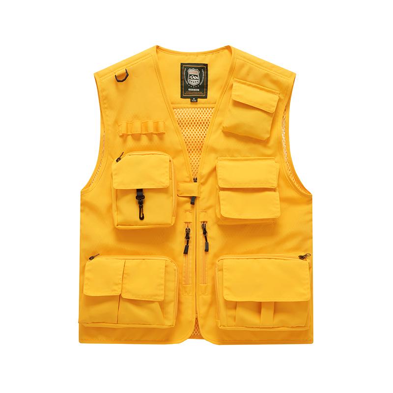 

Новий літній багатокишеньковий унісекс жилет великого розміру для фотографії та піших прогулянок L