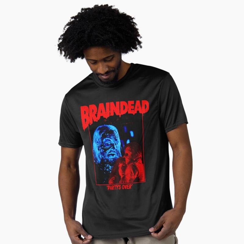 0403 Braindead Dead Alive Horror Movie Halloween Gift T Shirt Scream Film Graphic Clothes 100 Cotton Printed All Size Tops