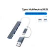 Usb C Hub 3.0 Type C 4 Ports Multi Usb Splitter Adapter Otg Compatible For Huawei Xiaomi Macbook Pro 13 15 Air Pro