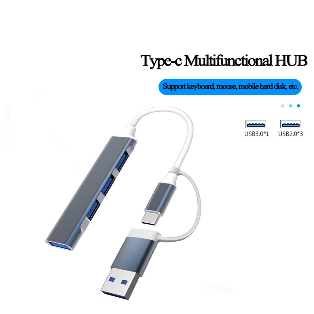 Usb C Hub 3.0 Type C 4 Ports Multi Usb Splitter Adapter Otg Compatible For Huawei Xiaomi Macbook Pro 13 15 Air Pro