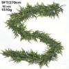 International Bestseller: Christmas Pine Needle Wreath with Realistic Norfolk Pine Branch Vine