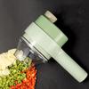 Mini Wireless Electric Garlic Multifunctional Ginger Chili Garlic Masher for Outdoor Picnic