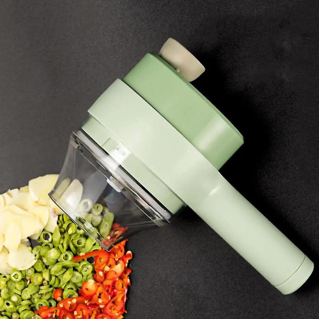 Mini Wireless Electric Garlic Multifunctional Ginger Chili Garlic Masher for Outdoor Picnic