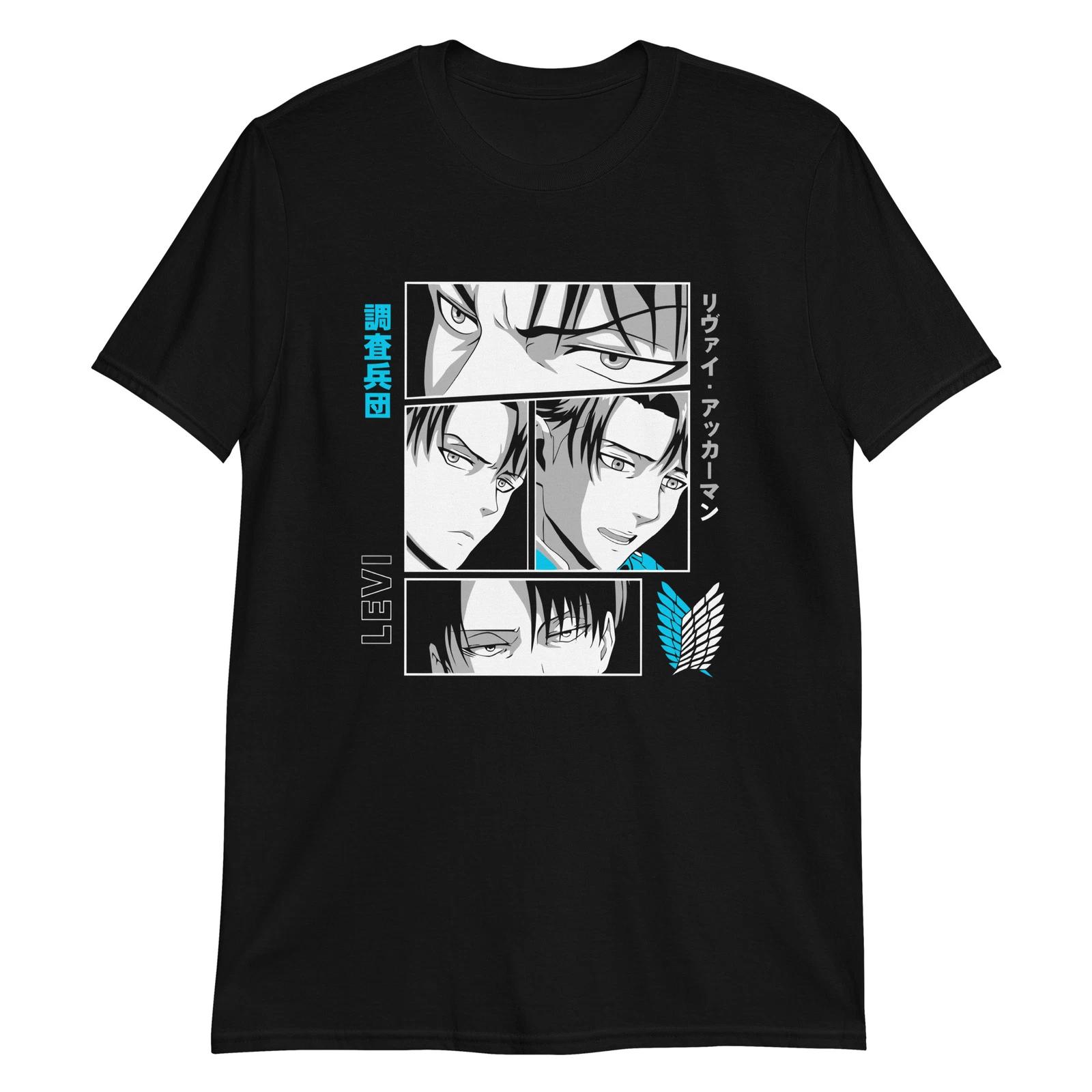 Levi Ackerman Unisex T-Shirt, Attack on Titan manga anime comic cartoon japan tv XXXXL