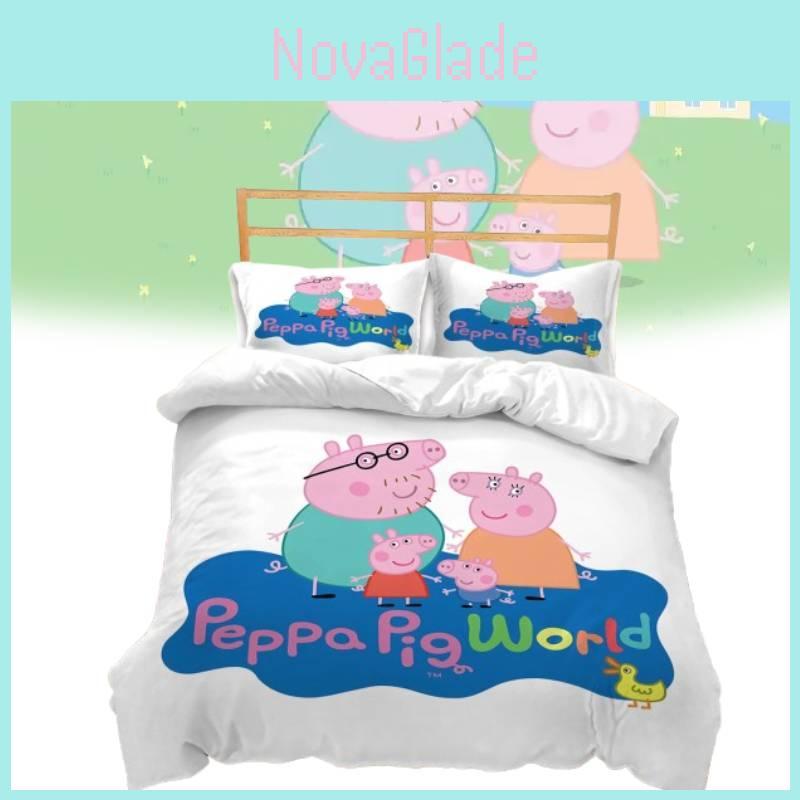 Benutzerdefiniertes Cartoon Waldtier Kinder Drei-Teiliges Bettwäscheset Weiches Und Gemütliches Design