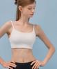 Bikini Bender Simple Line Basic Swim Top - White
