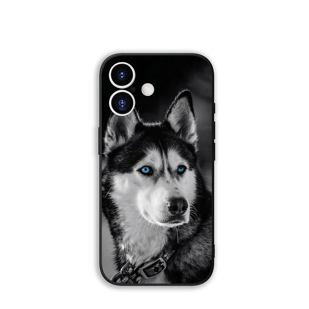 Phone Cover Animal Lovely Husky Dog Casing for Apple iPhone 17 16 11 Pro XS Max XR 6 7 8 Plus + 16E SE 2020 Air 5 8+ Case