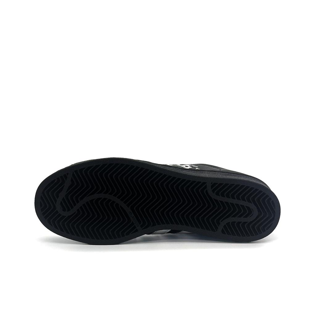 adidas Originals Superstar 2 Dark Night Spot Abrasion Resistant Low Top Skateboard Shoes Unisex Black White JI0079(Team1514-)