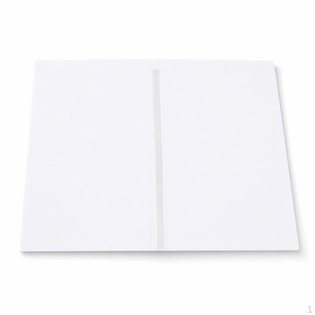 Gude A4 Glossy Cardstock Thermal Binding Covers White Report Contract Printing Glue