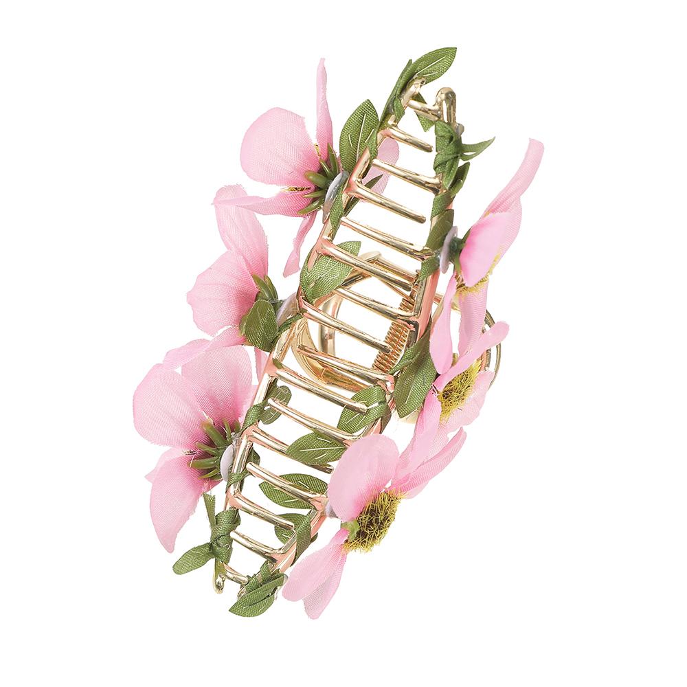 Artificial Six Flowers Hair Claw Fashion Hair Clips Hairpin Spring Summer Hair Accessories  For Women Girl
