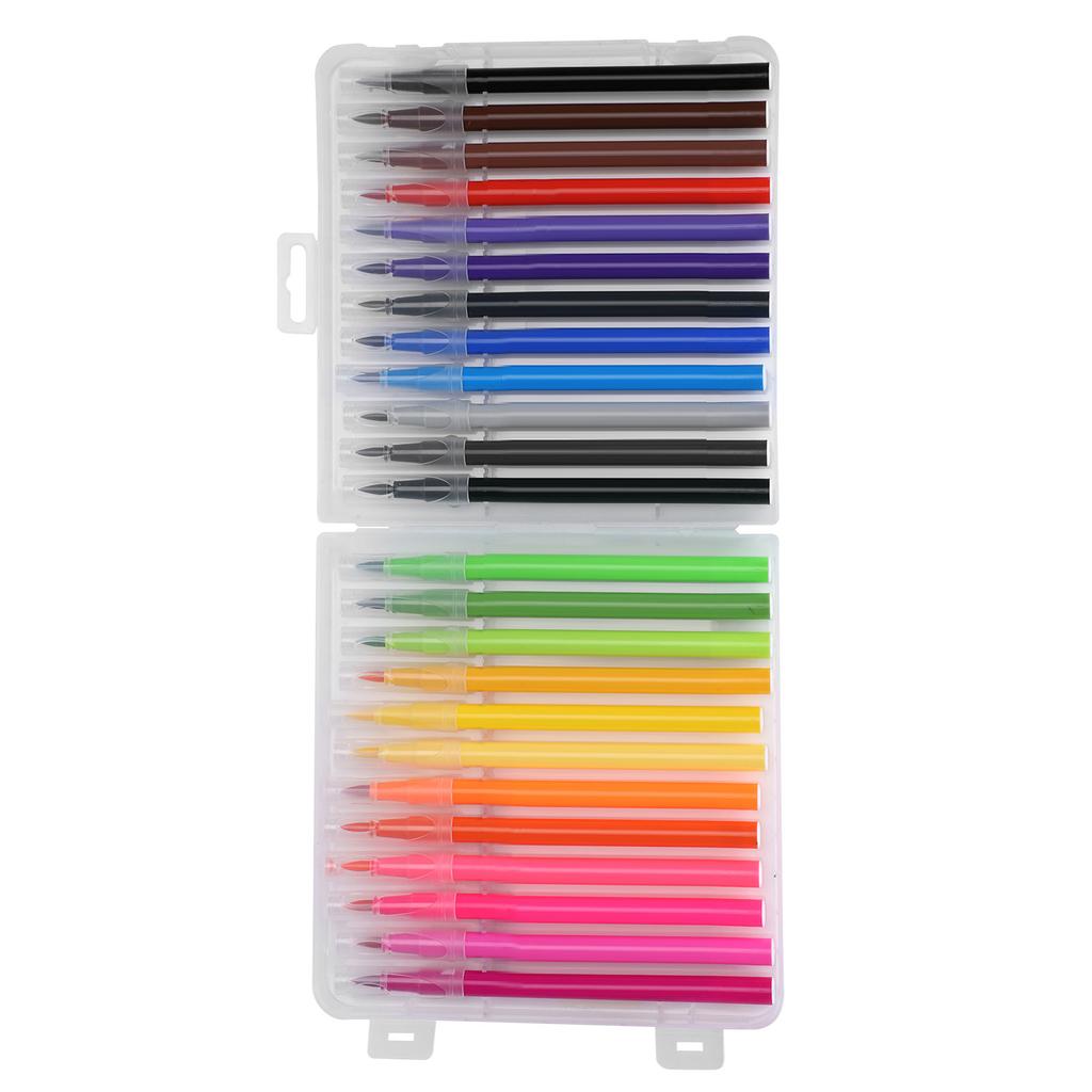 Watercolor Pen Drawing Assorted Colors Fineliner Tip Art Markers Painting Supplies