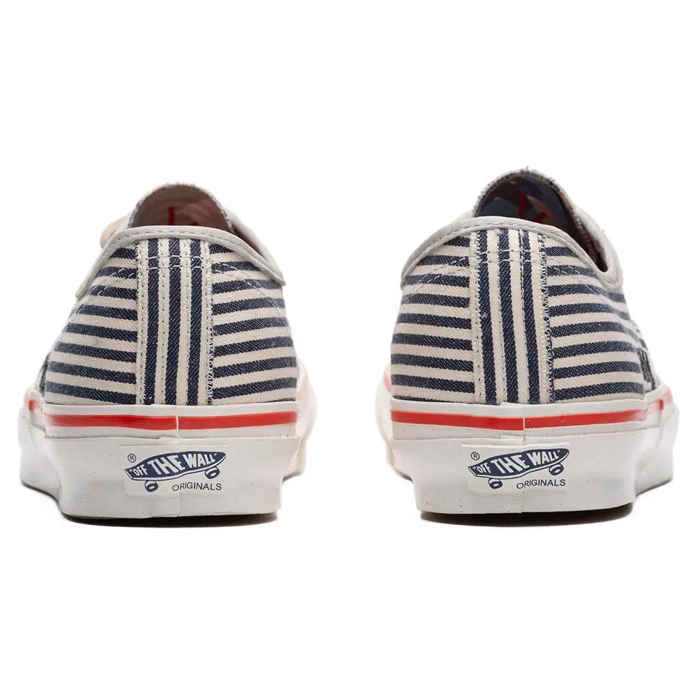 Nigel Cabourn X Vans OG Authentic LX Vintage Stripes Unisex Sneakers Blue Navy VN0A5FBDBX9
