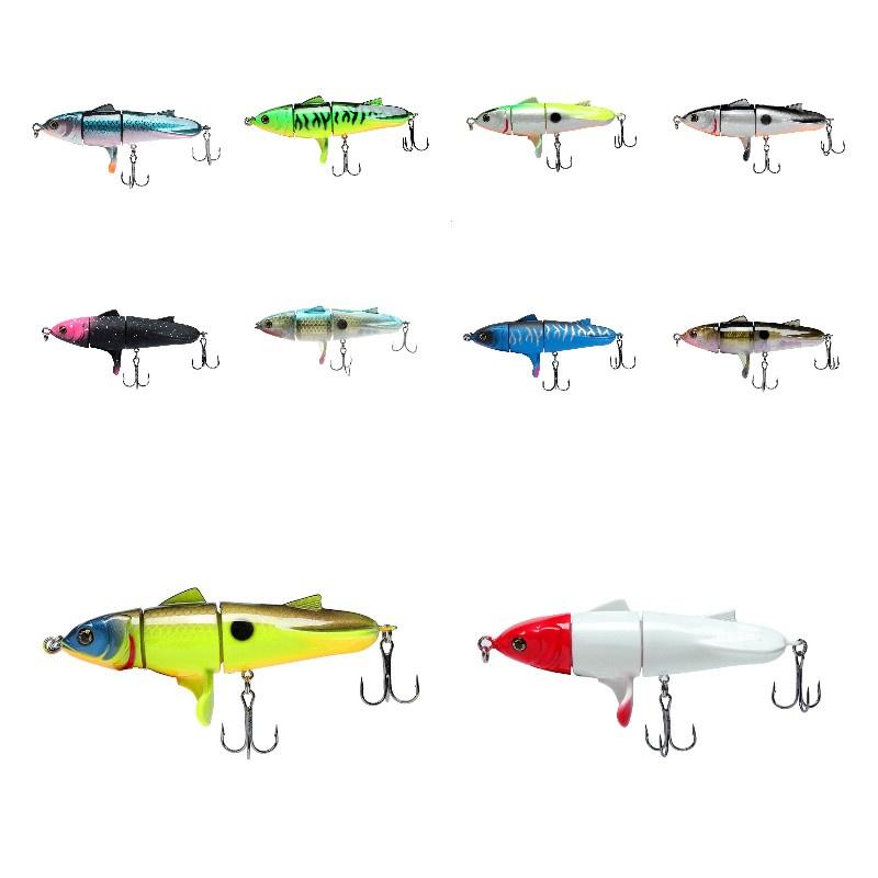 Bionic Ternary Lure Form Hard Bait Double Hook Fish Shape Abs Decoy Gear Fishing