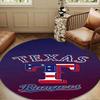 Texas Baseball Round Mat, Anti-slip Circle Carpet Chair Rug For livingroom,Bedroom, Doormat Home Decor Gift Christmas Gifts