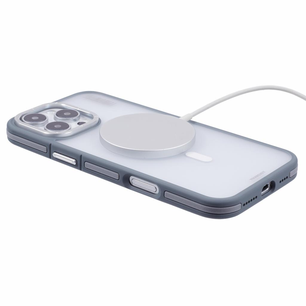 YOUNGKIT For iPhone 16 Pro Max Case Compatible with MagSafe PC+TPU Anti-Fingerprint Phone Cover
