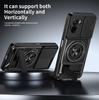 Pouzdro pro POCO M7 4G Pouzdro Otočný Kroužek na ochranu fotoaparátu Posuvný Stojánek Nárazuvzdorný Kryt Capa Funda