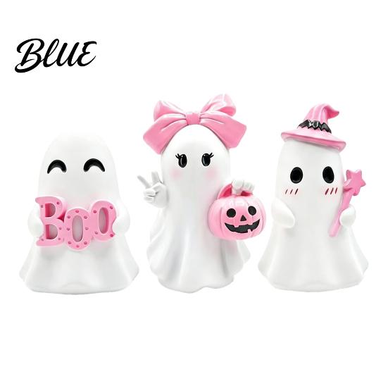 Indoor Halloween Table Centerpiece Ghost Figurine Resin Spooky Cute Statue Funny Creepy Year Round Interior Decorations Tabletop Ornament