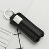 1pc PU Leather Lipstick Keychain Bag Simple Key Ring Holder Colorful Gifts Lip Balm Case Keyring Bag Keychain Display